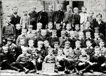 Up End Boys School class group in 1896 [Z50/67/11a]